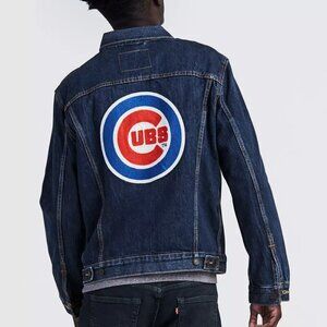 Limited Edition Men's Levi's Cubs Embroidered Denim Jacket